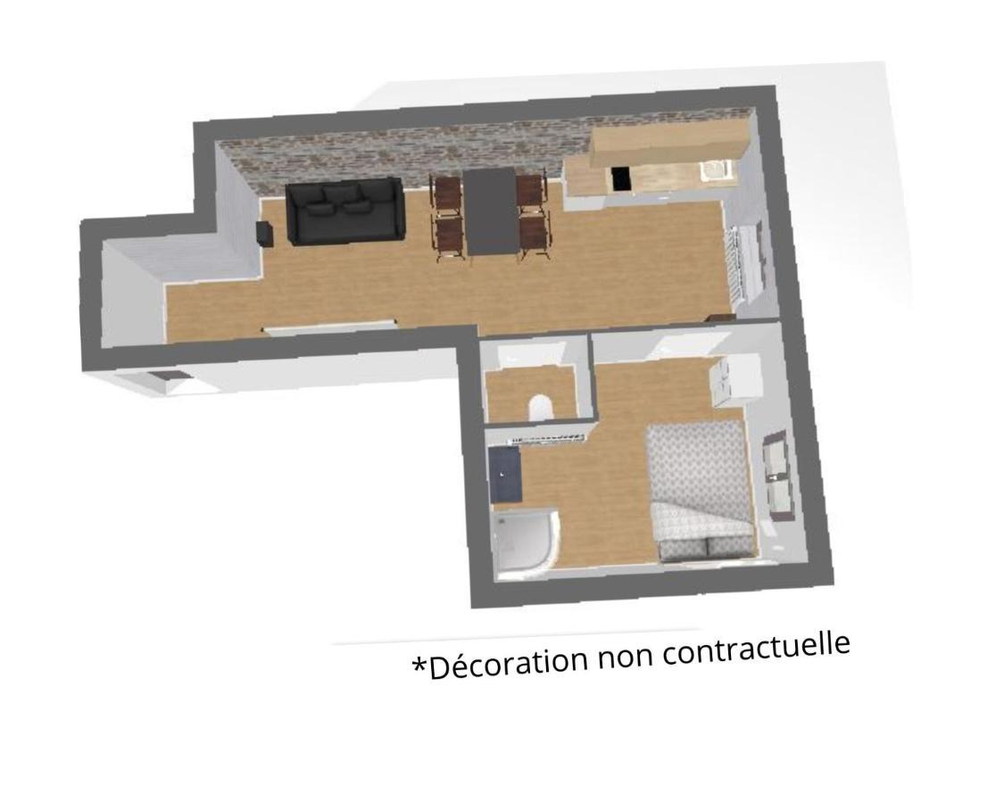 Jacobin-Centre Ville-Paisible-2 Couchages Амиен Екстериор снимка